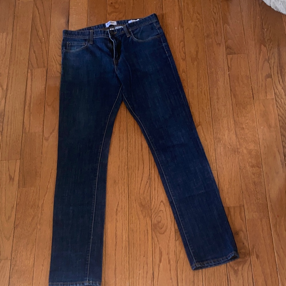 William Rast Men’s Dark Wash Straight Leg Jeans 32x34 Stretch Denim